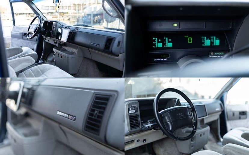 GMC Safari van interior view 2